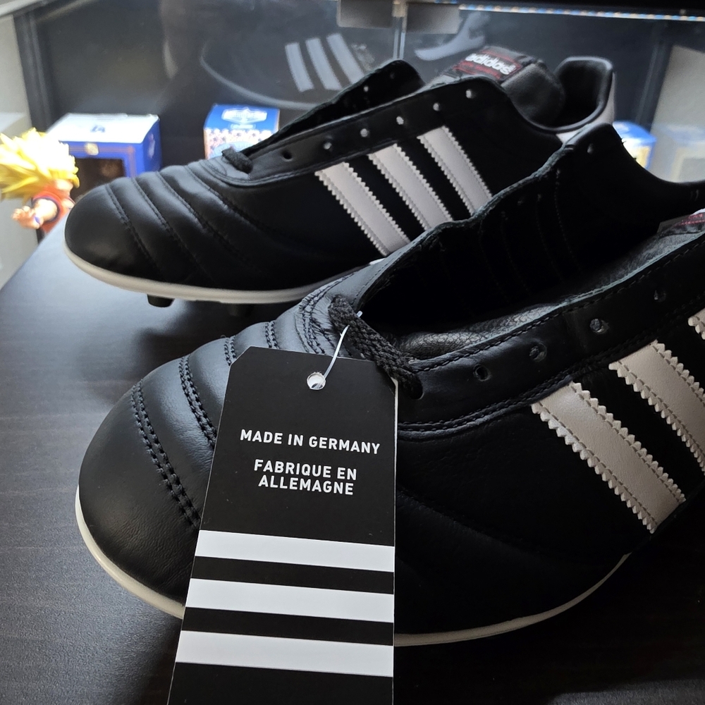 Adidas Copa Mundial Soccer Cleats Black Leather Germany 015110 Men US Size 11.5 - Picture 6 of 12